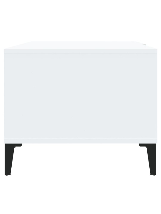 Konferenční stolek bílý 90 x 50 x 40 cm kompozitní dřevo