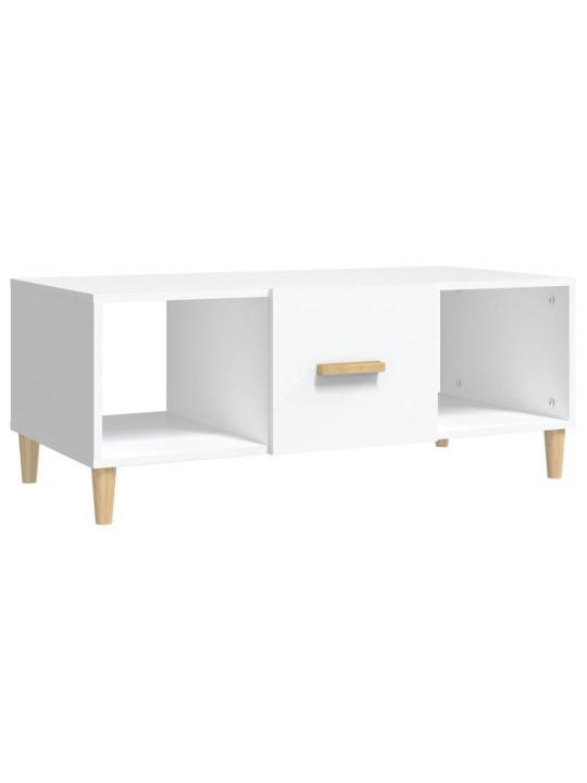 Konferenční stolek bílý 102 x 50 x 40 cm kompozitní dřevo