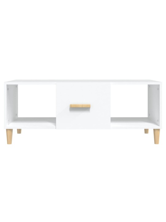 Konferenční stolek bílý 102 x 50 x 40 cm kompozitní dřevo