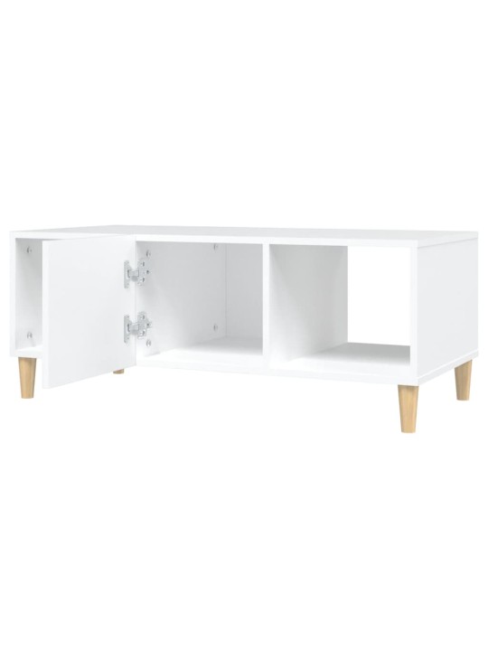 Konferenční stolek bílý 102 x 50 x 40 cm kompozitní dřevo