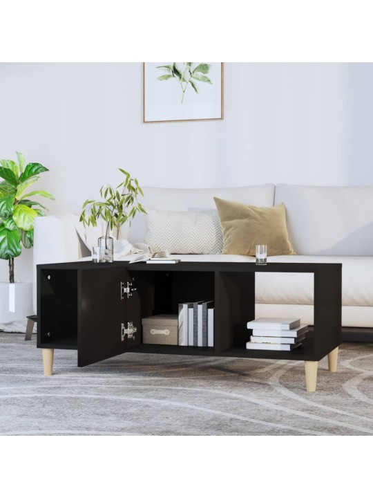 Konferenční stolek černý 102 x 50 x 40 cm kompozitní dřevo