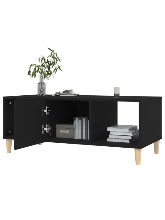 Konferenční stolek černý 102 x 50 x 40 cm kompozitní dřevo