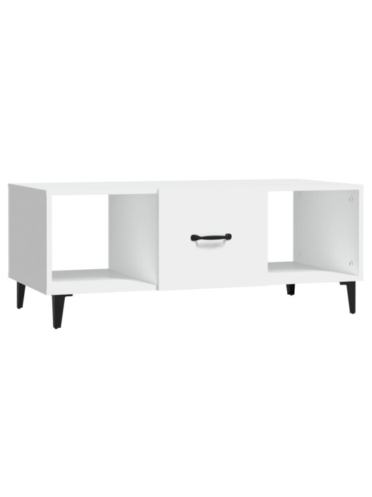 Konferenční stolek bílý 102 x 50 x 40 cm kompozitní dřevo