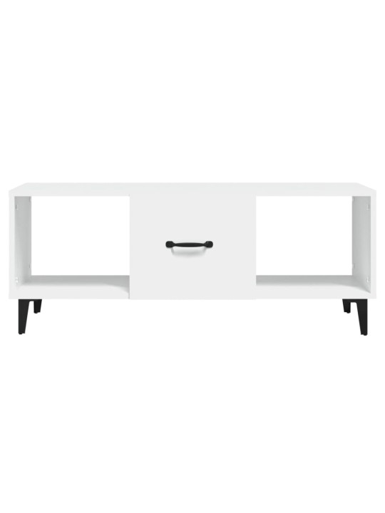 Konferenční stolek bílý 102 x 50 x 40 cm kompozitní dřevo