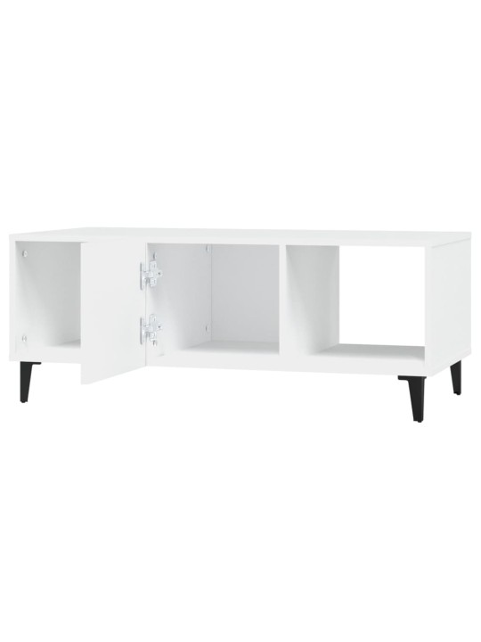 Konferenční stolek bílý 102 x 50 x 40 cm kompozitní dřevo