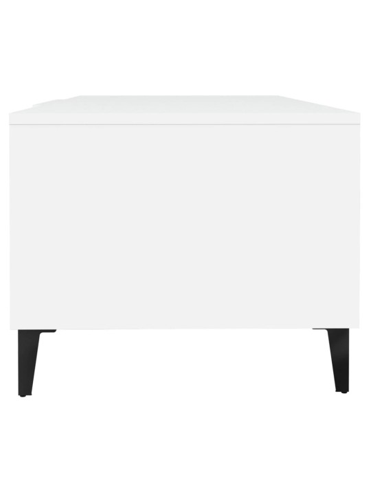 Konferenční stolek bílý 102 x 50 x 40 cm kompozitní dřevo