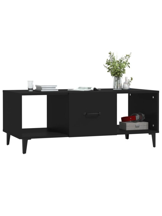Konferenční stolek černý 102 x 50 x 40 cm kompozitní dřevo