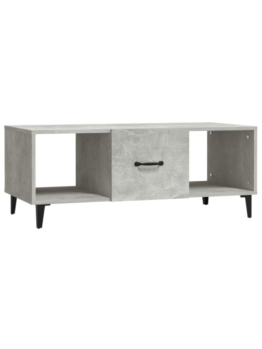 Konferenční stolek betonově šedý 102x50x40 cm kompozitní dřevo