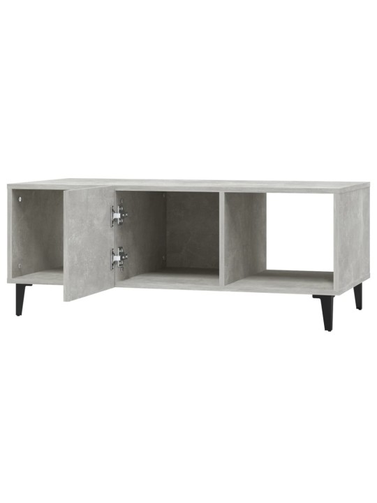 Konferenční stolek betonově šedý 102x50x40 cm kompozitní dřevo