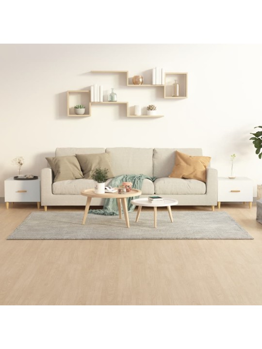 Konferenční stolky 2 ks bílé 50 x 50 x 40 cm kompozitní dřevo