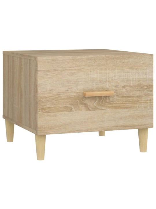 Konferenční stolky 2 ks dub sonoma 50x50x40 cm kompozitní dřevo