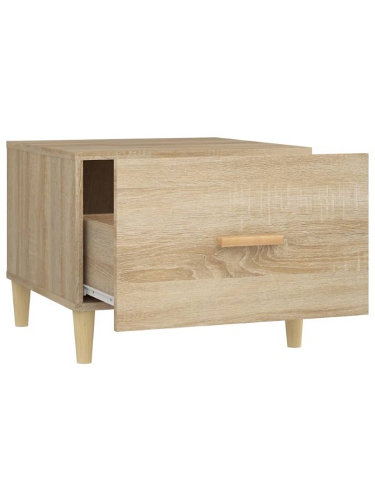 Konferenční stolky 2 ks dub sonoma 50x50x40 cm kompozitní dřevo