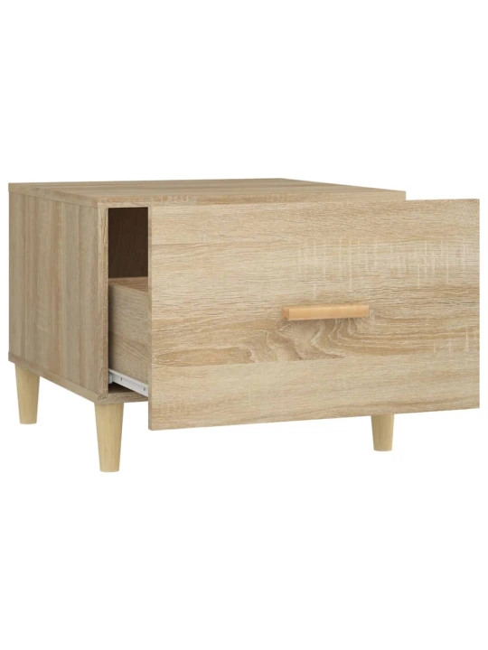 Konferenční stolky 2 ks dub sonoma 50x50x40 cm kompozitní dřevo