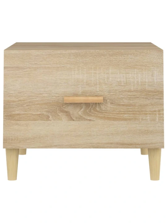Konferenční stolky 2 ks dub sonoma 50x50x40 cm kompozitní dřevo
