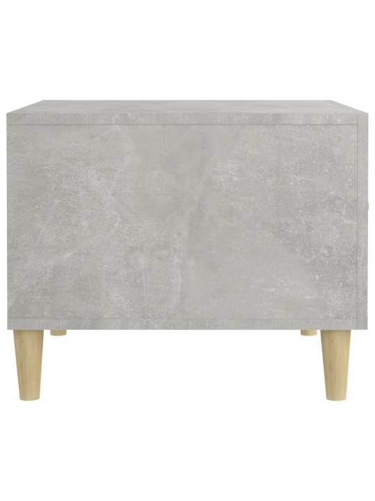 Konferenční stolky 2 ks betonově šedé 50 x 50 x 40 cm kompozit