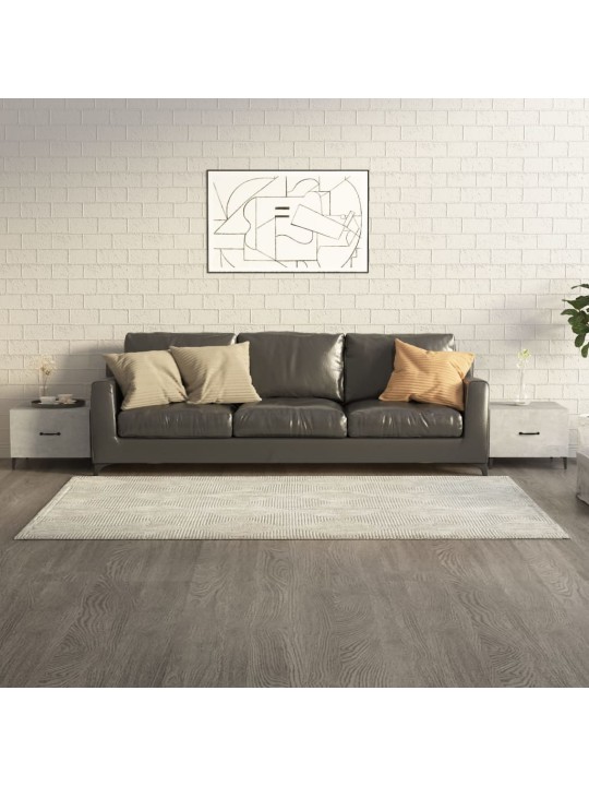 Konferenční stolky kovové nohy 2 ks betonově šedé 50x50x40 cm