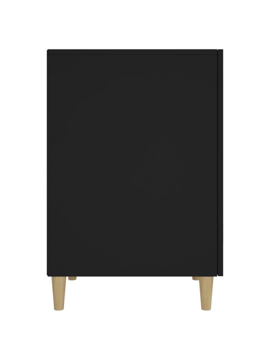 Psací stůl černý 140 x 50 x 75 cm kompozitní dřevo