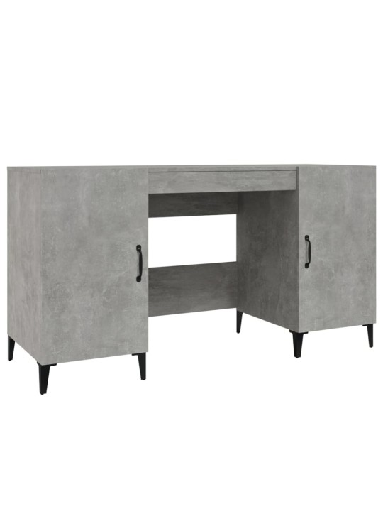 Psací stůl betonově šedý 140 x 50 x 75 cm kompozitní dřevo