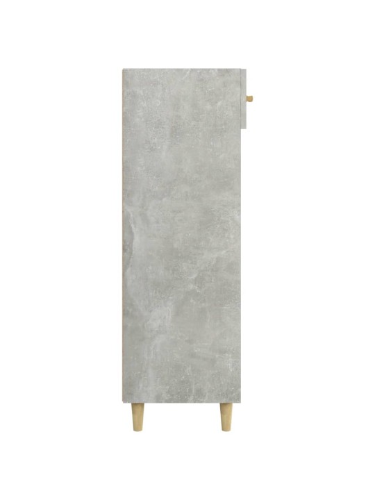 Botník betonově šedý 60 x 35 x 105 cm kompozitní dřevo