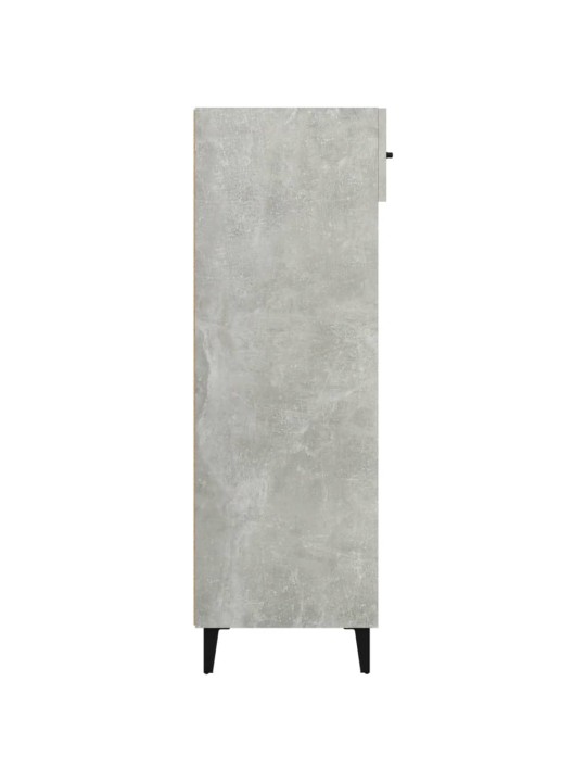 Botník betonově šedý 60 x 35 x 105 cm kompozitní dřevo