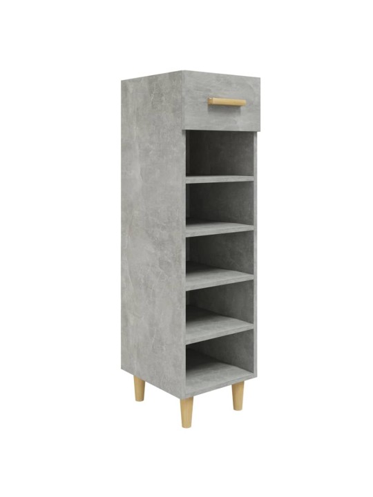 Botník betonově šedý 30 x 35 x 105 cm kompozitní dřevo