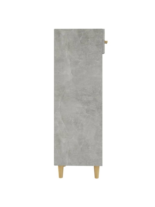 Botník betonově šedý 30 x 35 x 105 cm kompozitní dřevo