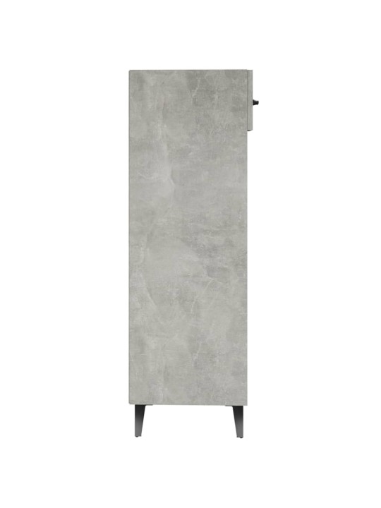 Botník betonově šedý 30 x 35 x 105 cm kompozitní dřevo