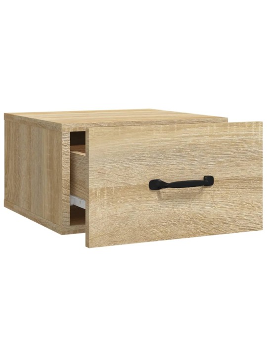 Nástěnné noční stolky 2 ks dub sonoma 35 x 35 x 20 cm