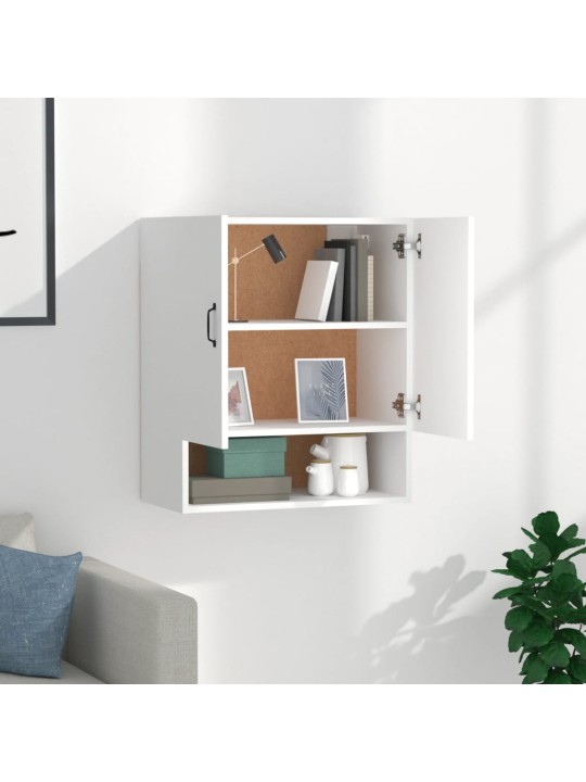 Nástěnná skříňka bílá 60 x 31 x 70 cm kompozitní dřevo