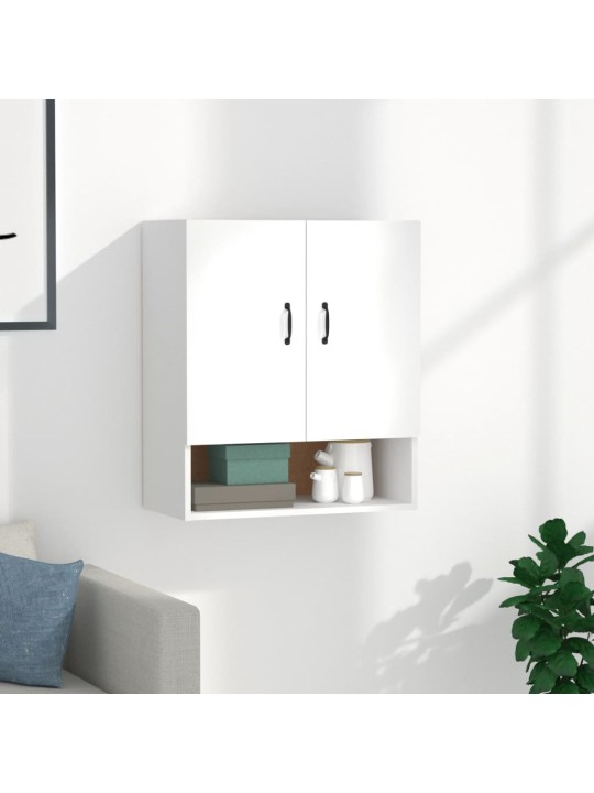 Nástěnná skříňka bílá 60 x 31 x 70 cm kompozitní dřevo