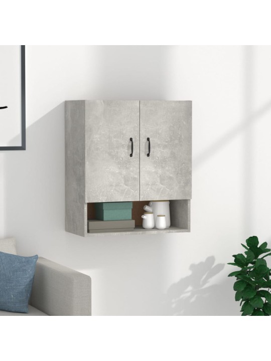 Nástěnná skříňka betonově šedá 60 x 31 x 70 cm kompozitní dřevo