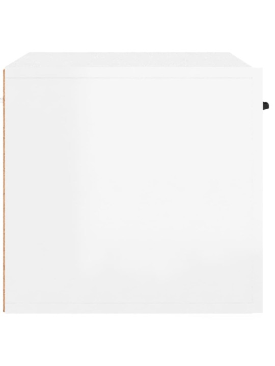Nástěnná skříňka bílá s vysokým leskem 80x35x36,5 cm kompozit