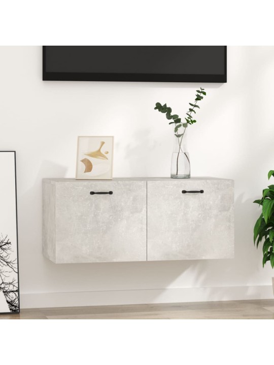 Nástěnná skříňka betonově šedá 80x36,5x35 cm kompozitní dřevo