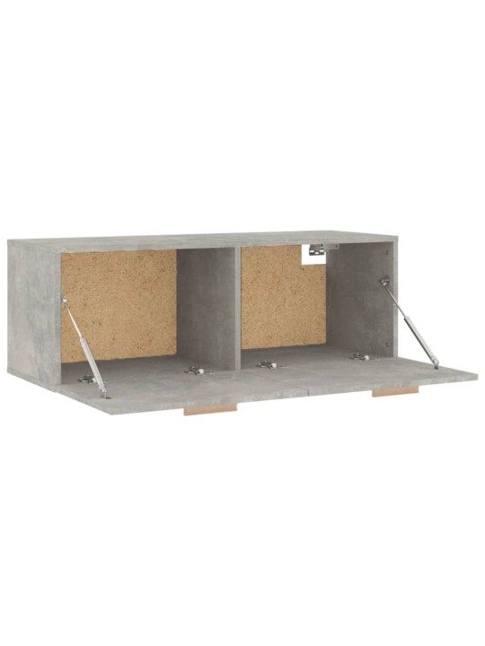Nástěnná skříňka betonově šedá 100x36,5x35 cm kompozitní dřevo
