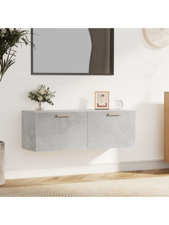 Nástěnná skříňka betonově šedá 100x36,5x35 cm kompozitní dřevo