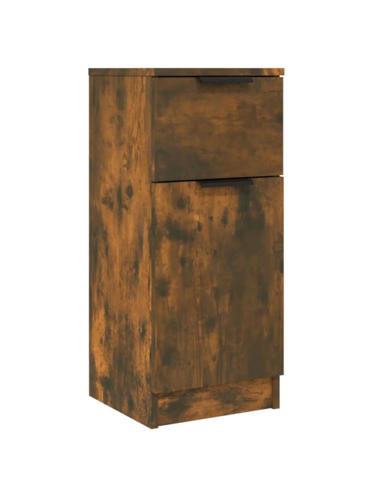 Příborníky 2 ks kouřový dub 30 x 30 x 70 cm kompozitní dřevo
