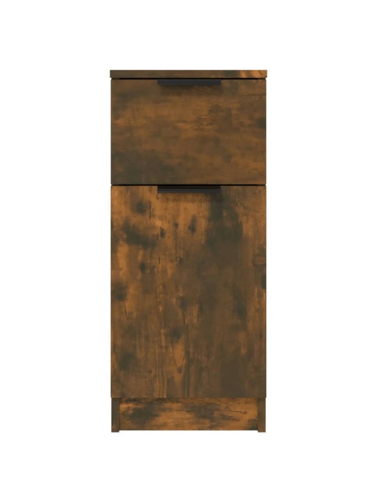 Příborníky 2 ks kouřový dub 30 x 30 x 70 cm kompozitní dřevo