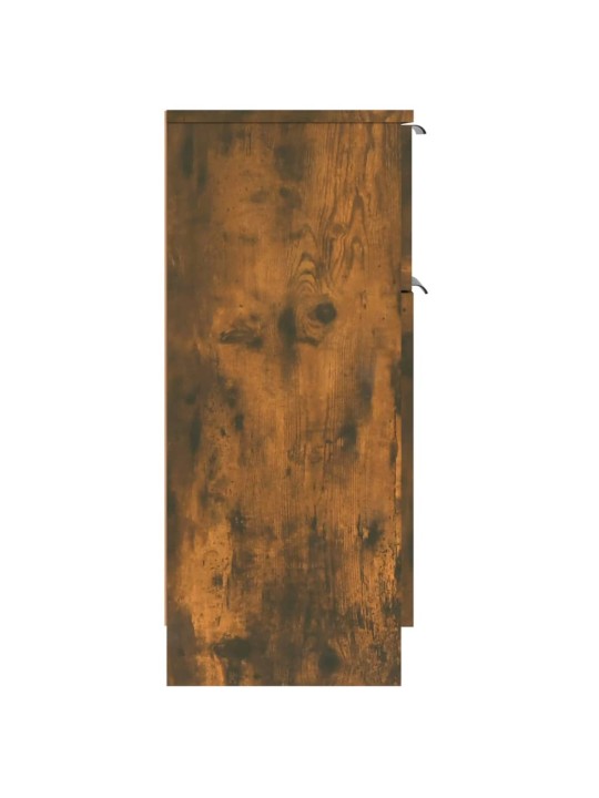 Příborníky 2 ks kouřový dub 30 x 30 x 70 cm kompozitní dřevo