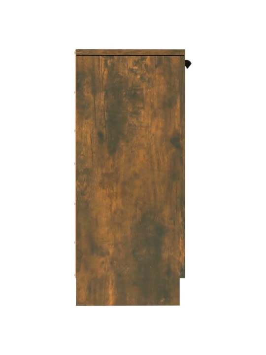 Příborníky 2 ks kouřový dub 30 x 30 x 70 cm kompozitní dřevo