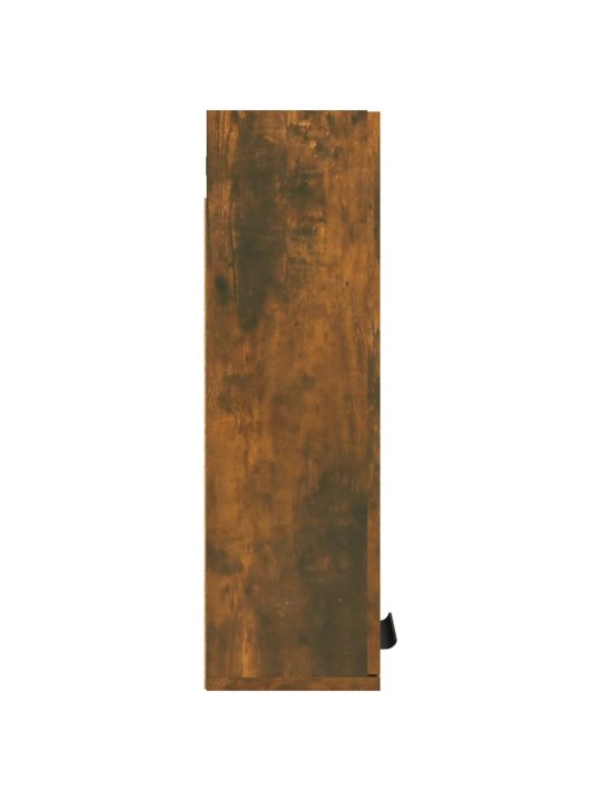 Nástěnná koupelnová skříňka kouřový dub 32 x 20 x 67 cm