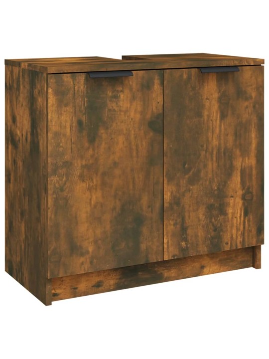 Koupelnová skříňka kouřový dub 64,5x33,5x59 cm kompozitní dřevo