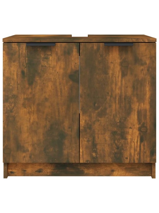 Koupelnová skříňka kouřový dub 64,5x33,5x59 cm kompozitní dřevo