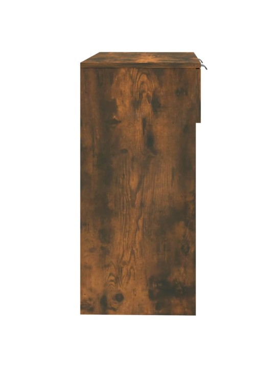 Konzolový stolek kouřový dub 90 x 36 x 75 cm kompozitní dřevo