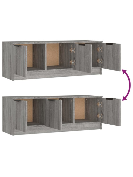 TV skříňka šedá sonoma 102 x 35 x 36,5 cm kompozitní dřevo
