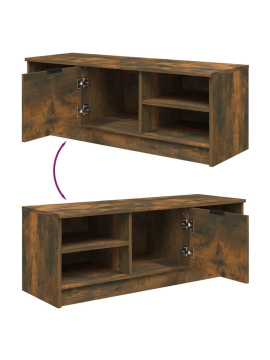 TV skříňka kouřový dub 102 x 35,5 x 36,5 cm kompozitní dřevo