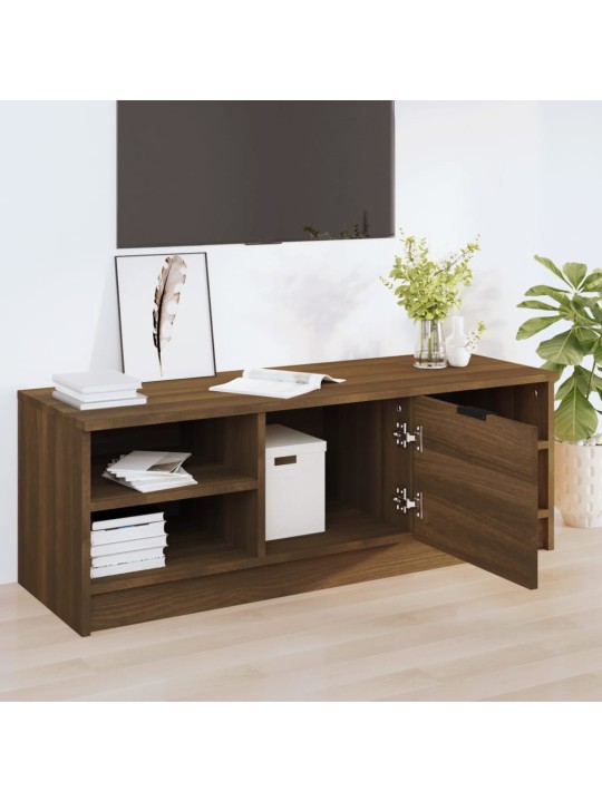 TV skříňka hnědý dub 102 x 35,5 x 36,5 cm kompozitní dřevo
