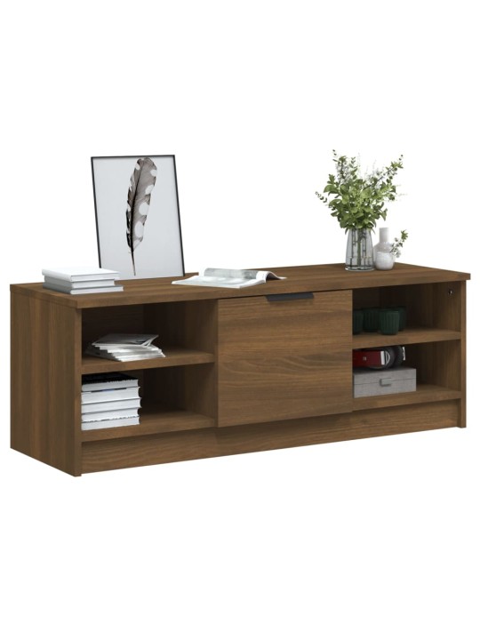 TV skříňka hnědý dub 102 x 35,5 x 36,5 cm kompozitní dřevo