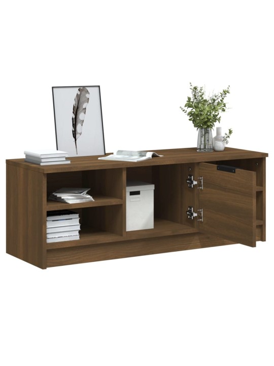 TV skříňka hnědý dub 102 x 35,5 x 36,5 cm kompozitní dřevo