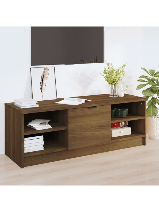TV skříňka hnědý dub 102 x 35,5 x 36,5 cm kompozitní dřevo