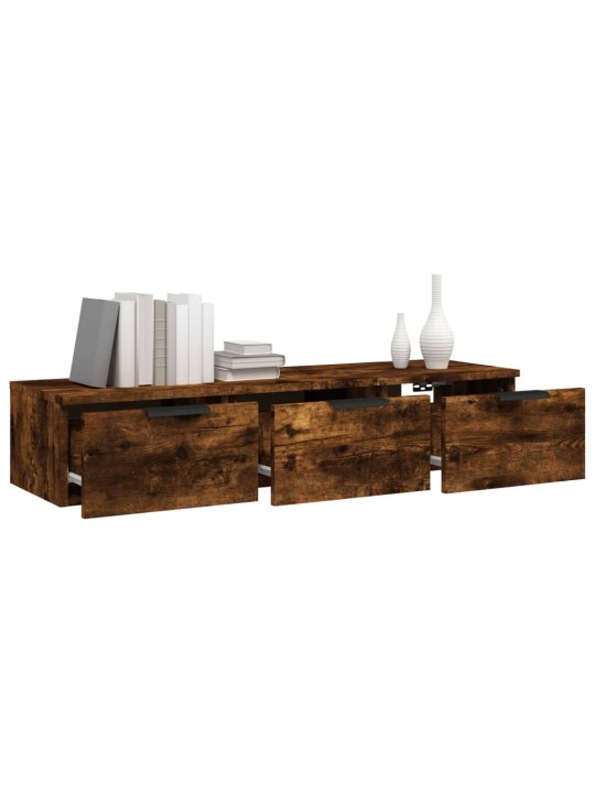 Nástěnná skříňka kouřový dub 102 x 30 x 20 cm kompozitní dřevo